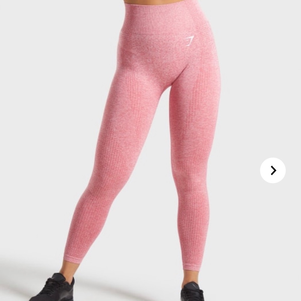 Gymshark pink marl vital seamless in a small